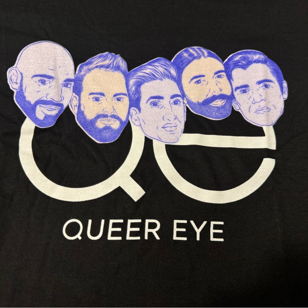 Queer Eye Five Cast Member Black Graphic Tee